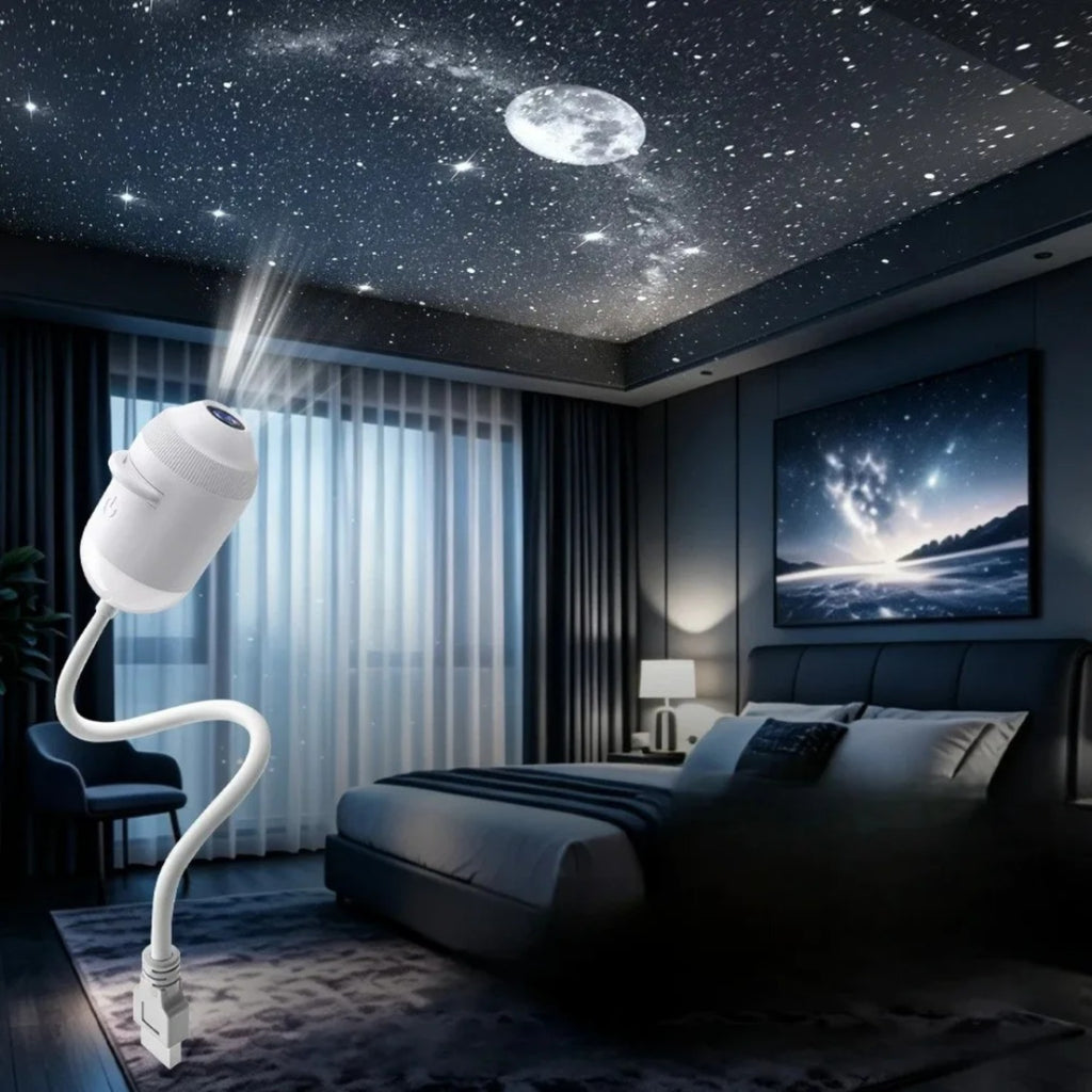 DINUZO Galaxy Projector – Transformez chaque pièce en ciel étoilé