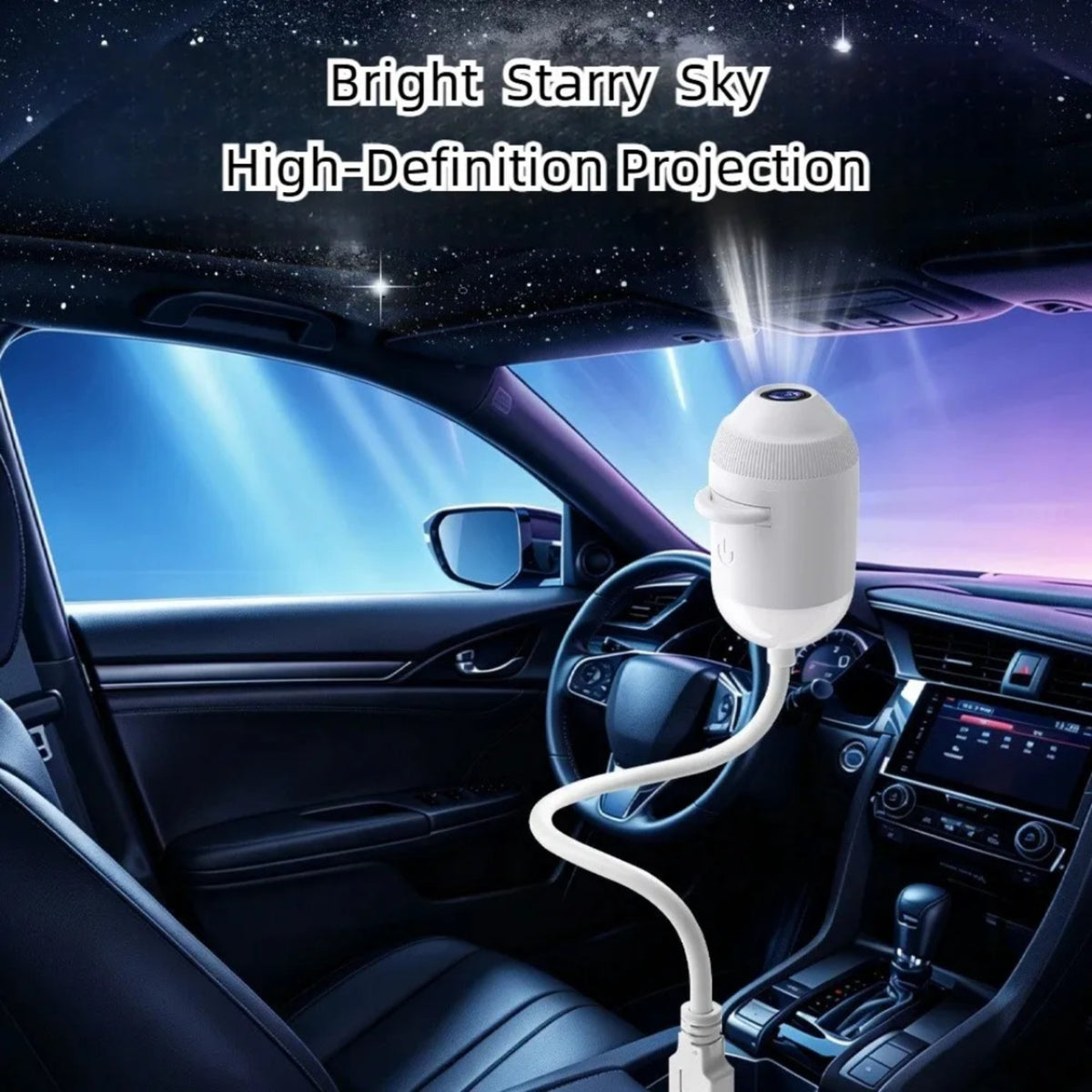 DINUZO Galaxy Projector – Transformez chaque pièce en ciel étoilé